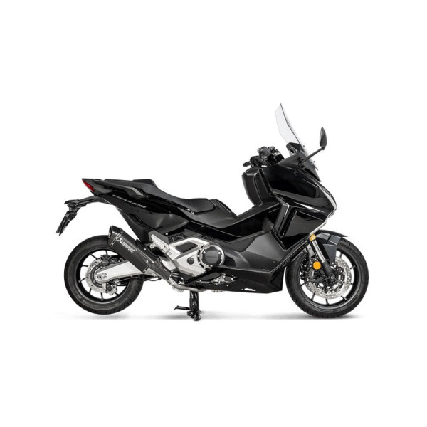 Глушник мотоцикловий Akrapović Honda Forza 750 (21-23), Honda X-ADV (17-23) Slip-On Line, Чорний Титан