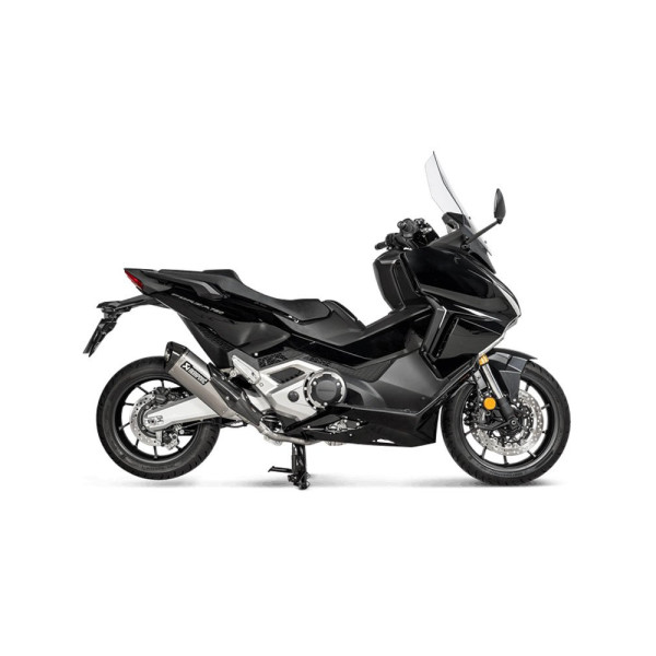 Глушник мотоцикловий Akrapović Honda Forza 750 (21-23), Honda X-ADV (17-23) Slip-On Line, Титан + Вуглецеве волокно