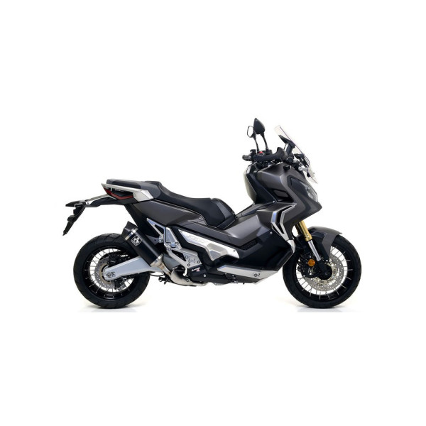 Глушник Arrow Honda X-ADV 750 17-18 Race-Tech, Темний алюміній + вуглецеве волокно, коротка версія