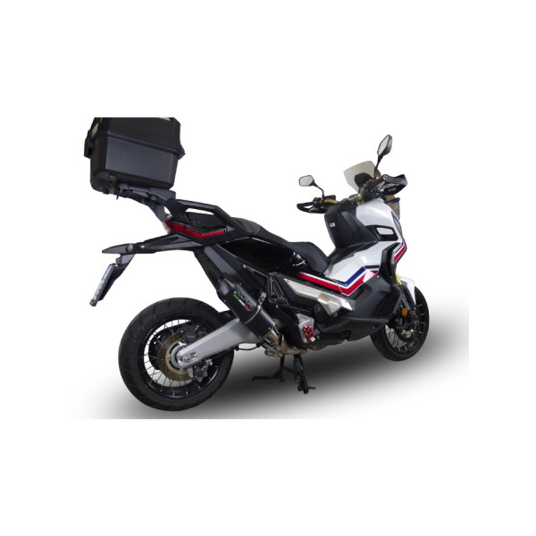 Глушник G.P.R Furore Evo4 Nero Slip-On, Чорний Алюміній - Honda X-Adv 750 16-20 e4