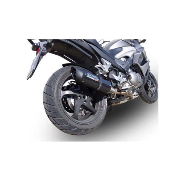 Глушник G.P.R Furore Nero Slip-On, Чорний Алюміній - Honda VFR 800 X Crossrunner 11-14