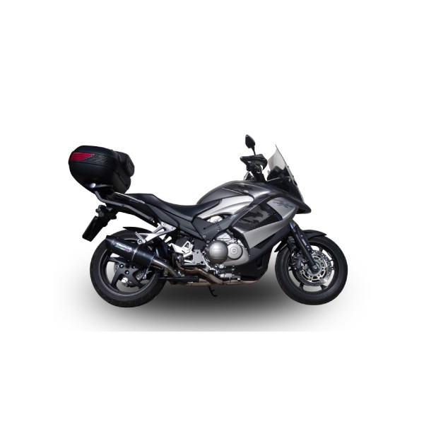 Глушник G.P.R Furore Nero Slip-On, Чорний Алюміній - Honda VFR 800 X Crossrunner 11-14