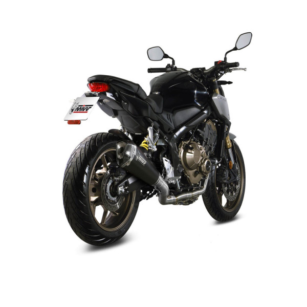 Повний вихлопний комплект (Delta Race) MIVV для Honda CB650 R (19-) / CBR650 R (19-) чорний