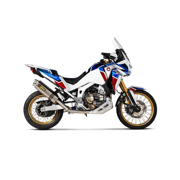Повний вихлопний системи Akrapović Honda CRF1100L Africa Twin Adventure Sports (20-23) Racing Line, Титан