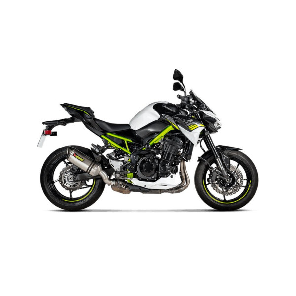 Глушник мотоцикловий Slip-On Line Титан + Вуглець Akrapović до Kawasaki Z900 17-19 / Z900 (A2) 18-