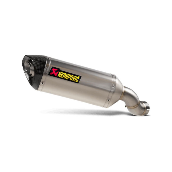 Глушник мотоцикловий Slip-On Line Титан + Вуглець Akrapović до Kawasaki Z900 17-19 / Z900 (A2) 18-