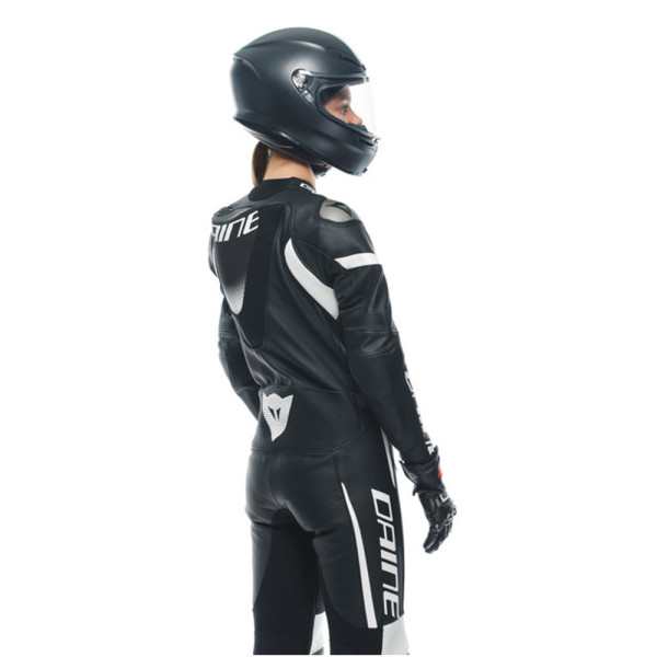 Мотоциклетний комбінезон одночастинний жіночий Dainese Grobnik чорний-білий