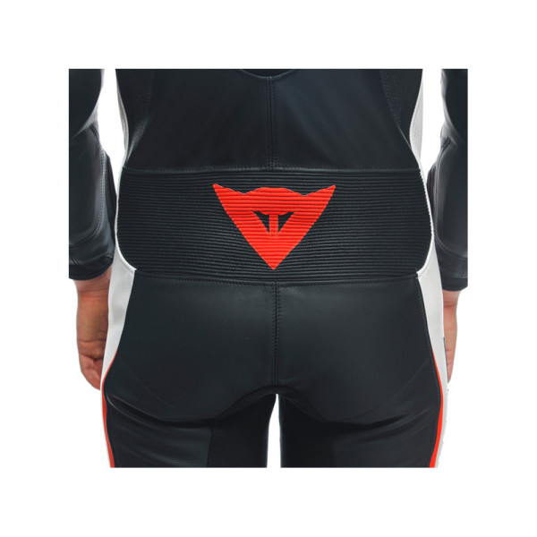 Мотоциклетний комбінезон одночастинний жіночий Dainese Grobnik чорний-біло-червоний