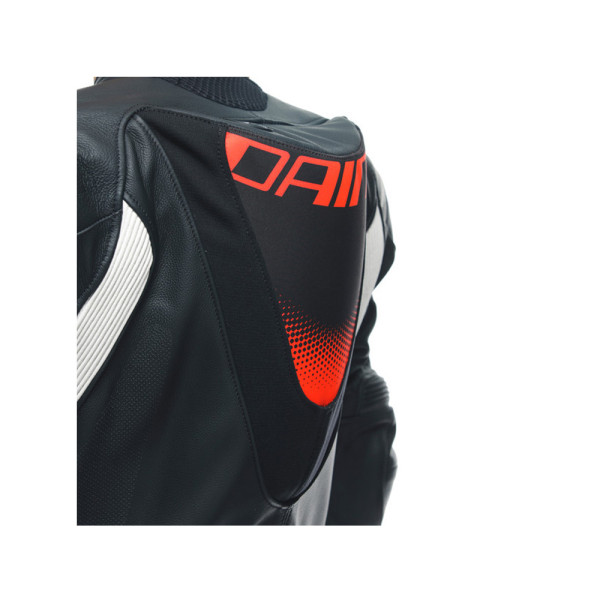 Мотоциклетний комбінезон одночастинний жіночий Dainese Grobnik чорний-біло-червоний