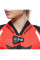 Костюм мотоциклетний одночастинний жіночий Dainese Misano 3 D-Air з подушкою повітряною версія перфорована чорний-червоний-білий