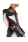 Мотоцикловий комбінезон одночастинний Dainese Misano 2 D-Air® з повітряною подушкою чорний-біло-червоний