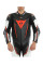 Мотоцикловий комбінезон одночастинний Dainese Misano 2 D-Air® з повітряною подушкою чорний-біло-червоний