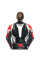 Мотоциклетний комбінезон одночастинний Dainese Mugello 3 D-Air® з повітряною подушкою перфорована версія чорний-червоний-білий