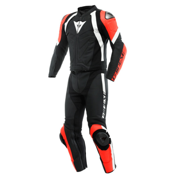 Мотоциклетний комбінезон двочастинний Dainese AVRO 4 чорний-червоний-білий