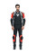Мотоциклетний комбінезон двочастинний Dainese AVRO 4 чорний-червоний-білий