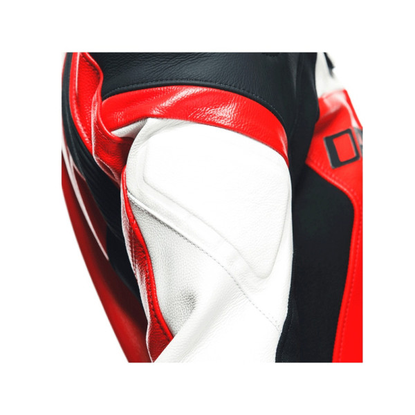 Двочастинний мотоциклетний комбінезон жіночий Dainese Mirage чорний-червоний-білий нестандартні розміри