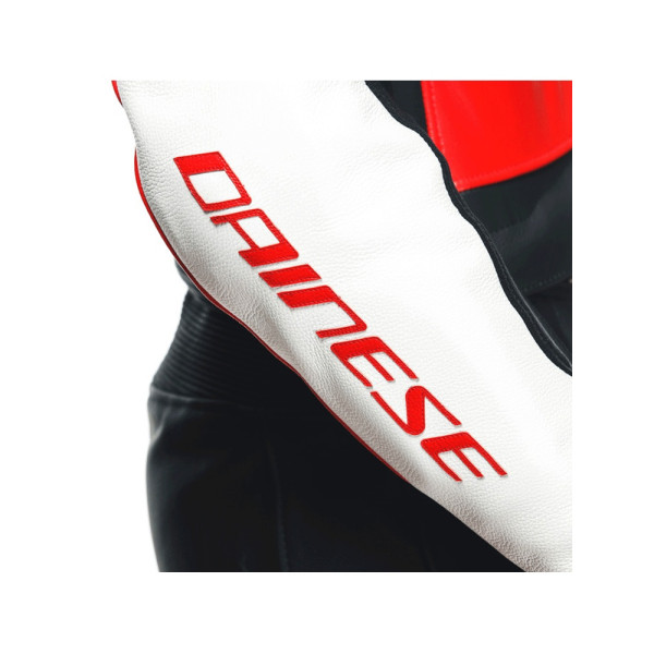 Двочастинний мотоциклетний комбінезон жіночий Dainese Mirage чорний-червоний-білий нестандартні розміри