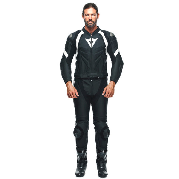 Двочастинний мотоциклетний комбінезон Dainese AVRO 4 чорний-білий