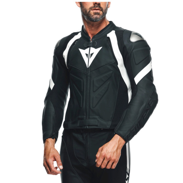 Двочастинний мотоциклетний комбінезон Dainese AVRO 4 чорний-білий