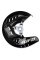 Захист диска гальмівного переднього UFO для Kawasaki KXF 250 (13-20), KXF 450 (13-18) чорний