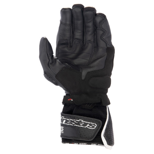 Мотоциклетні рукавички шкіряні Alpinestars SP-8 V3 Air чорні-білі-червоні