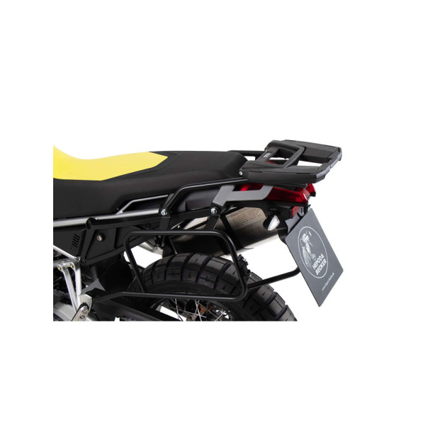 Комплект: бічні кофри + кріплення Hepco&Becker Xplorer Cutout для Aprilia Tuareg 660 (22-24) чорні