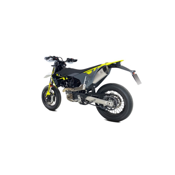 Глушник мотоцикловий IXRACE Desert Husqvarna 701 Supermoto (21-) сталевий, без гомологації