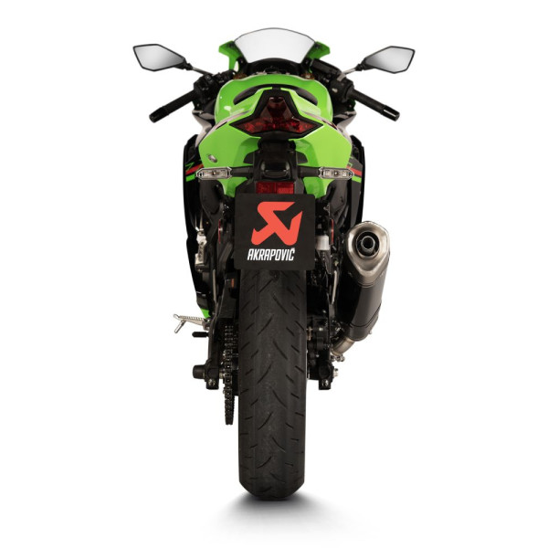Глушник мотоцикловий Akrapovič Kawasaki ZX-4R/ ZX-4RR Ninja (23-) вуглецеве волокно/ титан