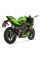 Глушник мотоцикловий Akrapovič Kawasaki ZX-4R/ ZX-4RR Ninja (23-) вуглецеве волокно/ титан