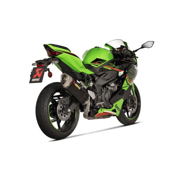 Глушник мотоцикловий Akrapovič Kawasaki ZX-4R/ ZX-4RR Ninja (23-) вуглецеве волокно/ титан
