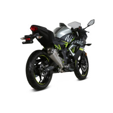 Глушник мотоцикловий Slip-On Line (Delta Race) MIVV для Kawasaki Ninja 125 / Z125 (19-) срібний