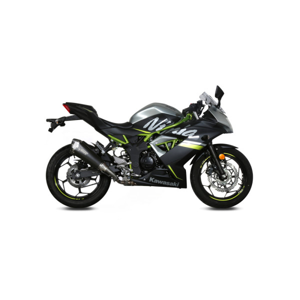 Глушник мотоцикловий Slip-On Line (Delta Race) MIVV для Kawasaki Ninja 125 / Z125 (19-) чорний