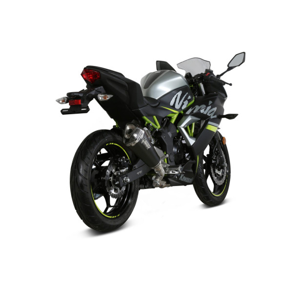 Глушник мотоцикловий Slip-On Line (Delta Race) MIVV для Kawasaki Ninja 125 / Z125 (19-) чорний