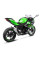 Глушник мотоцикловий LeoVince LV-10 Slip-On, Нержавіюча сталь для Kawasaki Ninja 400 18- / Z 400 19-