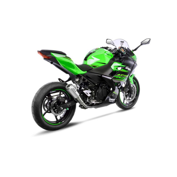 Глушник мотоцикловий LeoVince LV-10 Slip-On, Нержавіюча сталь для Kawasaki Ninja 400 18- / Z 400 19-