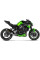 Вихлопна система без глушника Akrapović Kawasaki Z900 (20-23) нержавіюча сталь