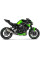 Вихлопна система без глушника Akrapović Kawasaki Z900 (20-23) нержавіюча сталь