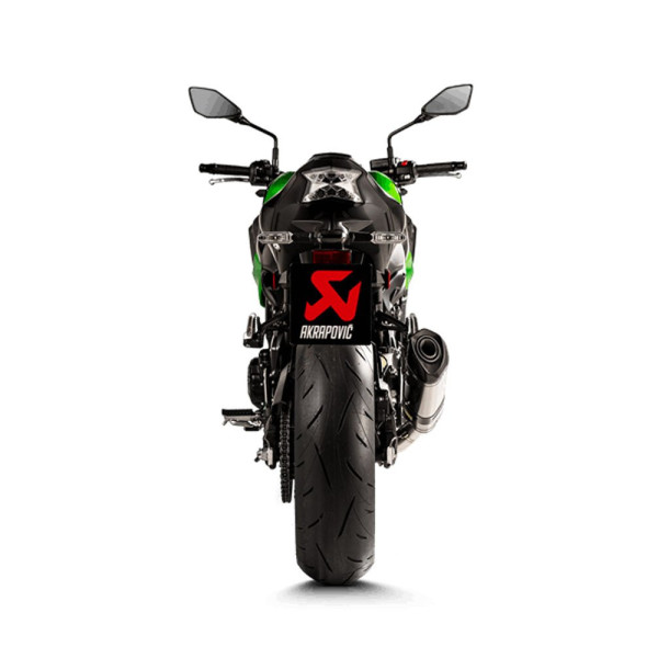 Вихлопна система без глушника Akrapović Kawasaki Z900 (20-23) нержавіюча сталь