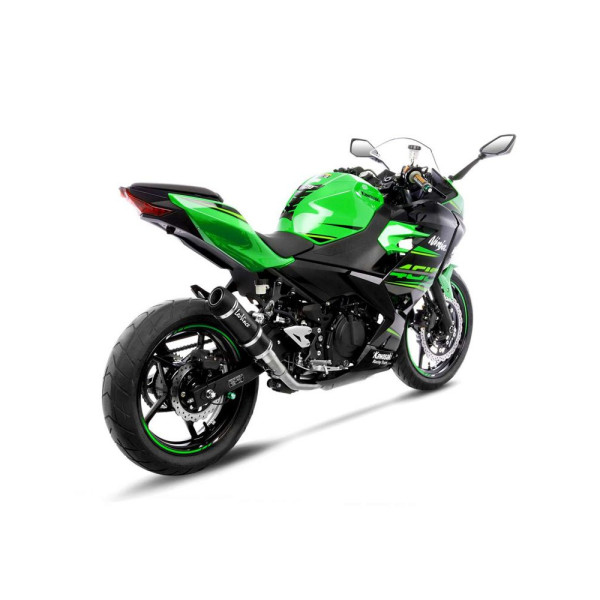 Випускний глушник LeoVince GP Corsa Evo Slip-On, Carbon для Kawasaki Ninja 400 18- / Z 400 19-