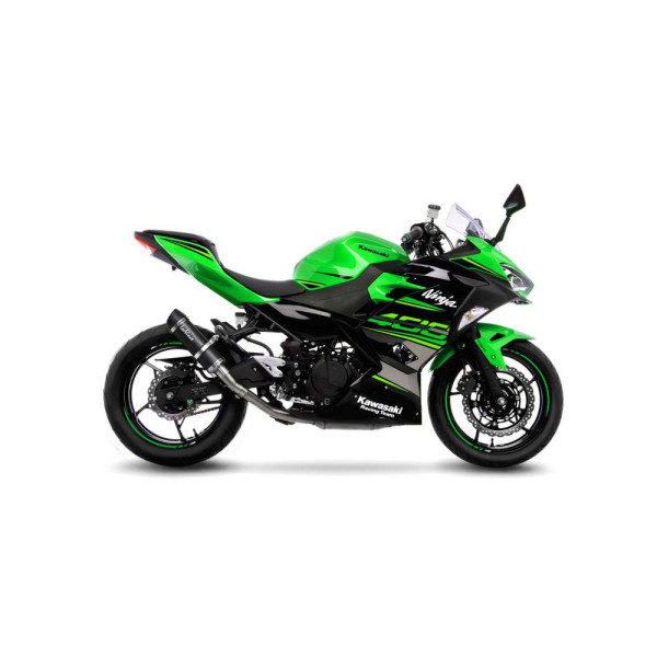 Випускний глушник LeoVince GP Corsa Evo Slip-On, Carbon для Kawasaki Ninja 400 18- / Z 400 19-