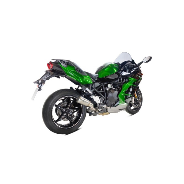 Глушник мотоцикловий IXRACE MK2 Kawasaki Ninja H2 SX (22-) сталевий, без гомологації