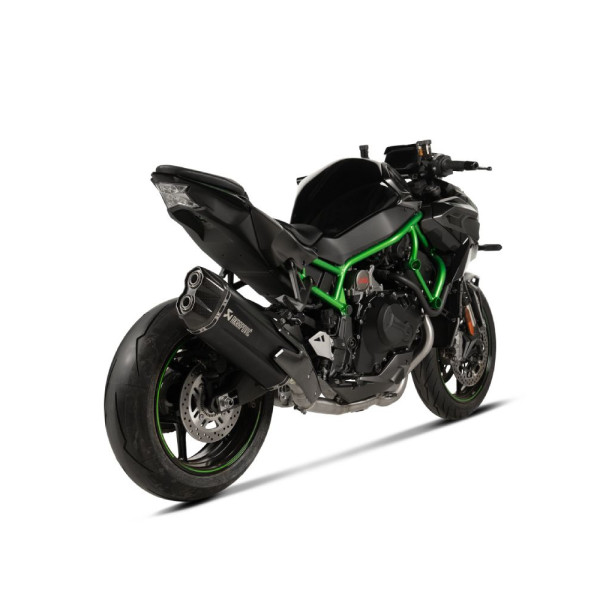 Випускний глушник Akrapovič Kawasaki Z H2 1000 (20-) чорний титан/ вуглецеве волокно