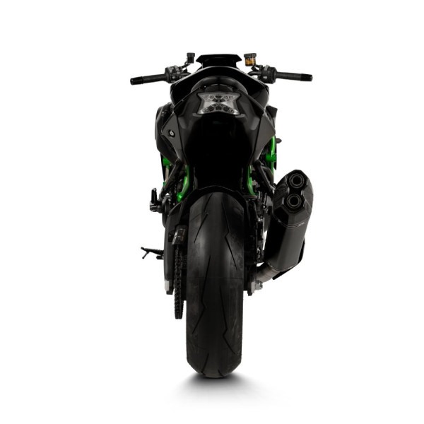 Випускний глушник Akrapovič Kawasaki Z H2 1000 (20-) чорний титан/ вуглецеве волокно