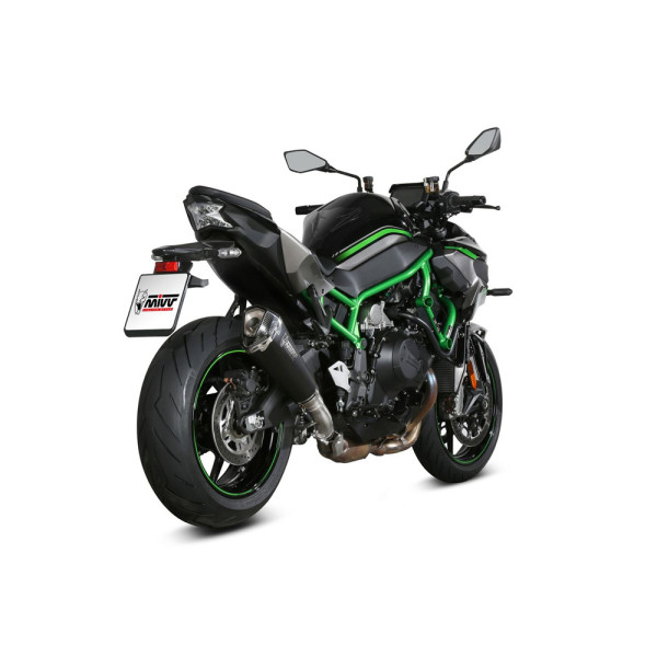 Глушник мотоцикловий Slip-On Line (Delta Race) MIVV для Kawasaki ZH2 1000 (20-) чорний