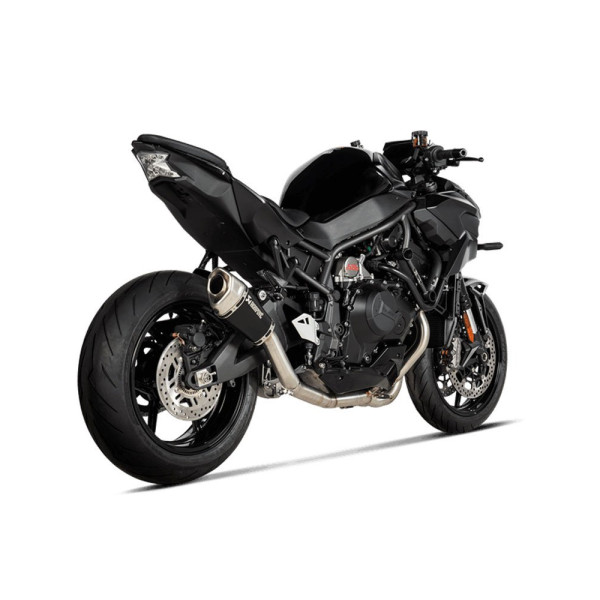 Глушник мотоцикловий Akrapović для Kawasaki Z H2 1000 20- Slip-On Line, Чорний Титан