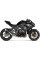 Глушник мотоцикловий Akrapović для Kawasaki Z H2 1000 20- Slip-On Line, Чорний Титан