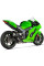 Глушник мотоцикловий Akrapović для Kawasaki Ninja ZX-10 R/ Ninja ZX-10RR (21-) Slip-On Line, Чорний Титан