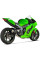 Вихлопна система без глушника Akrapović Kawasaki Ninja ZX-10R/ ZX-10RR (21-23) нержавіюча сталь
