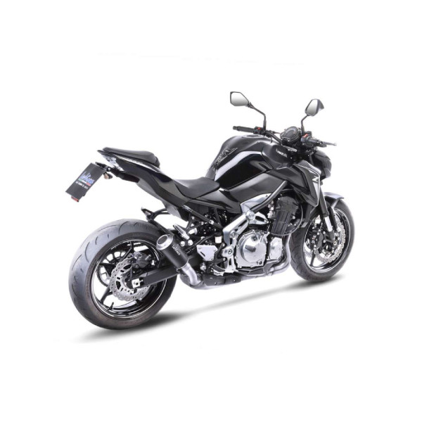 Глушник мотоцикловий LeoVince LV-10 Black Edition Slip-On, Нержавіюча сталь для Kawasaki Z 900 17-19 / Z 900 A2 18-