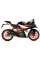 Вихлопна система (X-M1) MIVV для KTM Duke 125 / 390 / RC125 / 390 (17-20) чорна